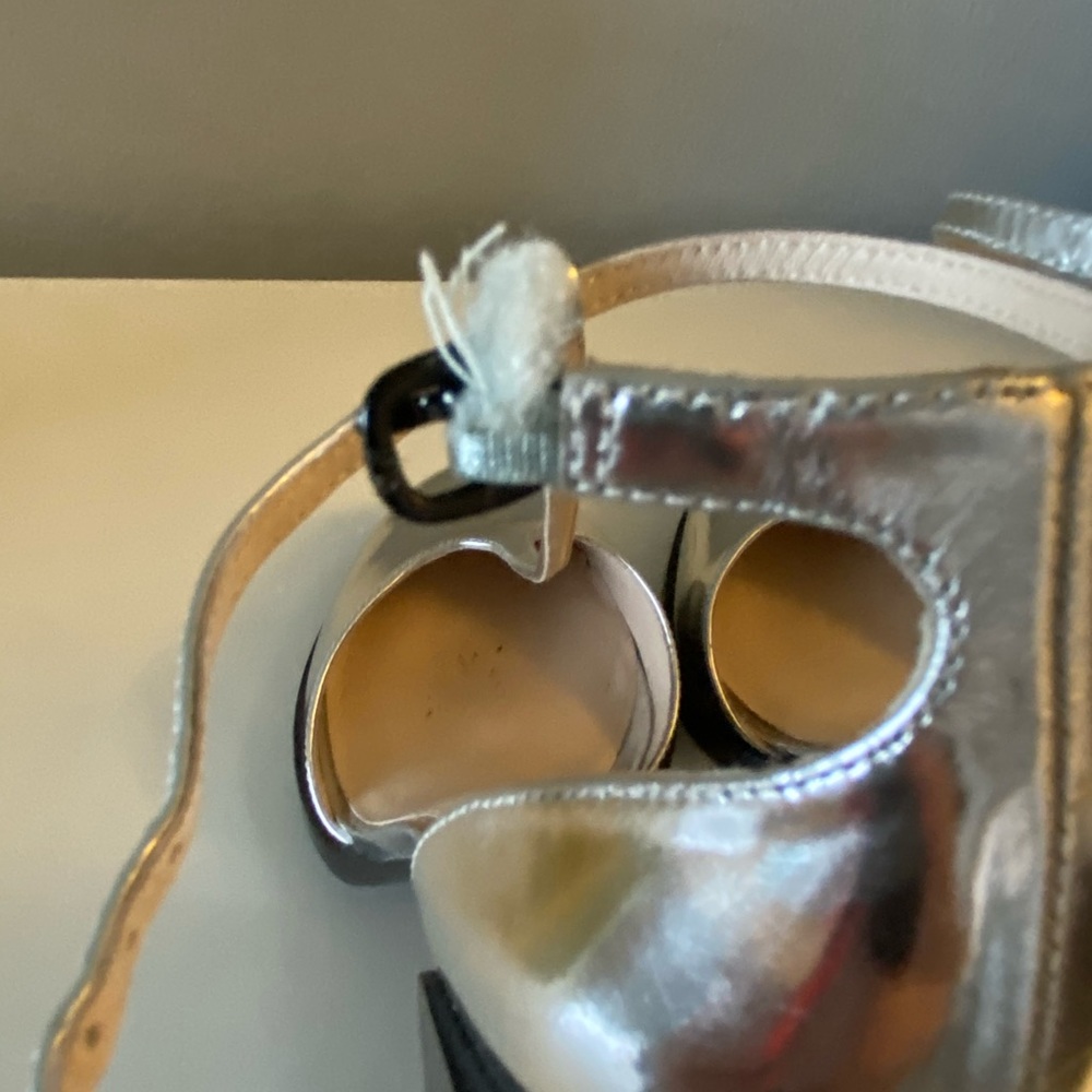 3.1 Philip Lim Silver Chunky Heels - Picture 5 of 6